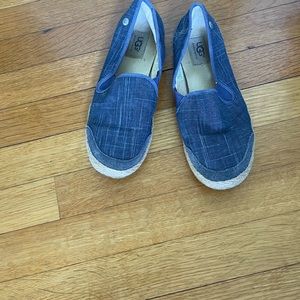 Ugg slip inside denim in great shape super comfy